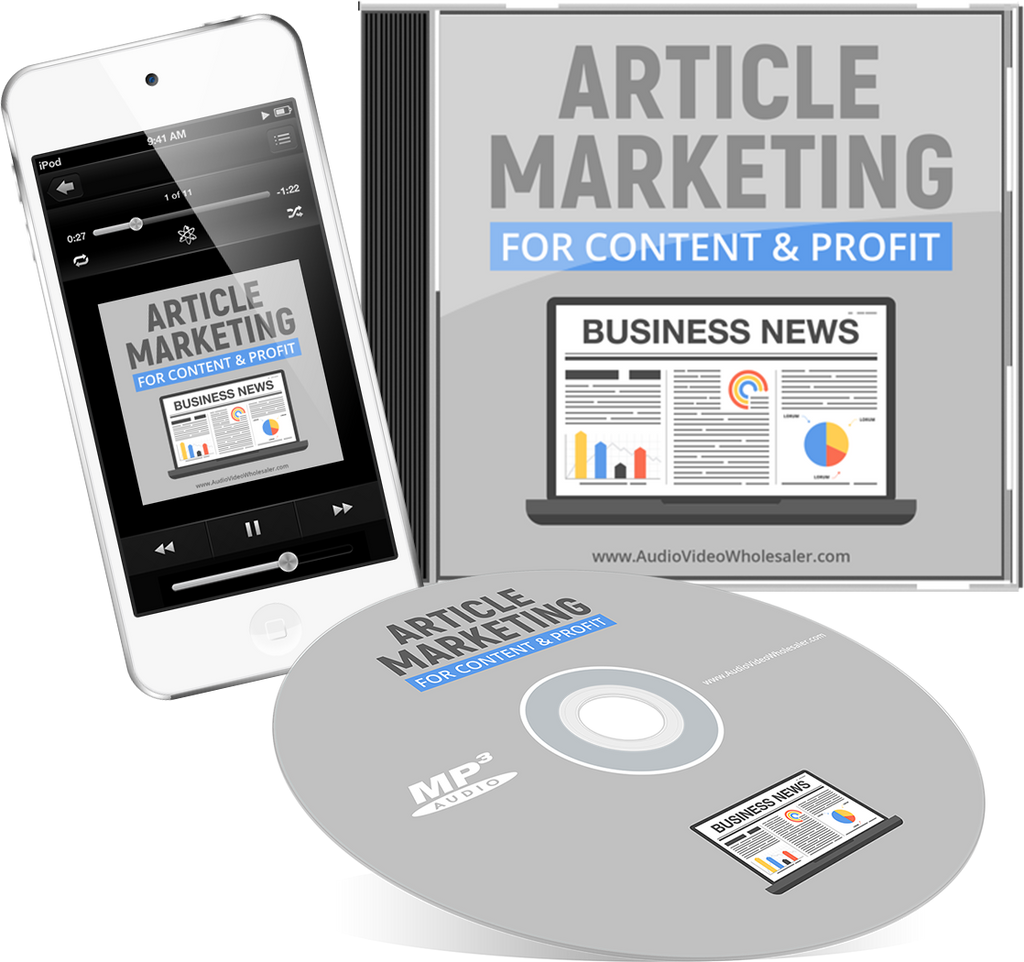 Article Marketing for Content & Profit Audio Book (Master Resell Rights License)