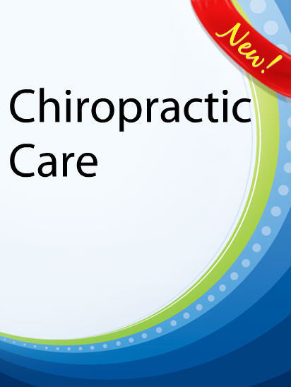 Chiropractic Care  PLR Ebook