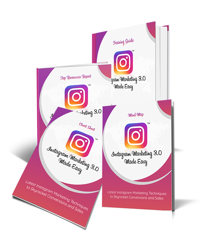 Instagram Marketing 3.0 Made Easy Course (Audios, eBooks & Videos)