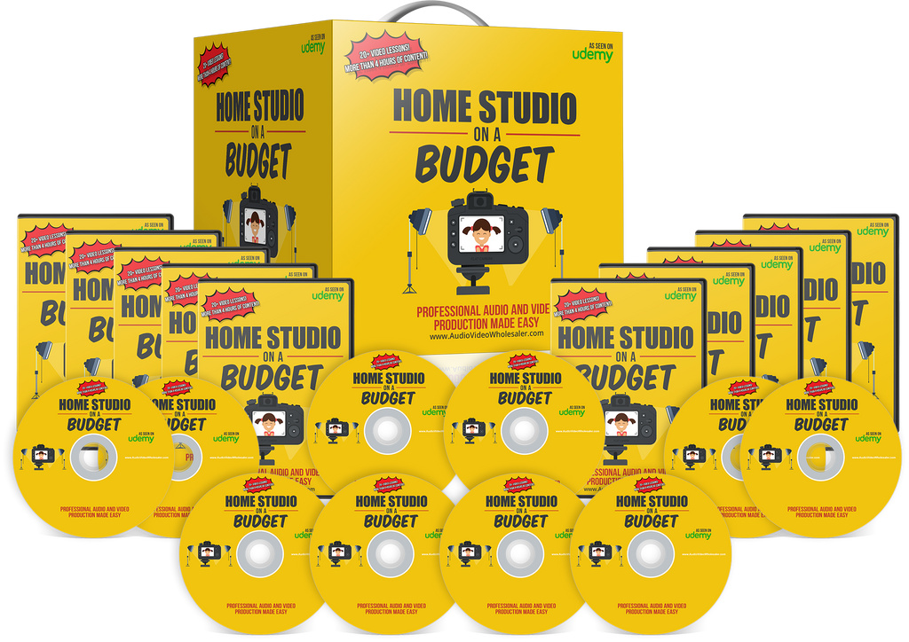 Home Studio On A Budget Course (Audio, PDF Companion Guide & Video)