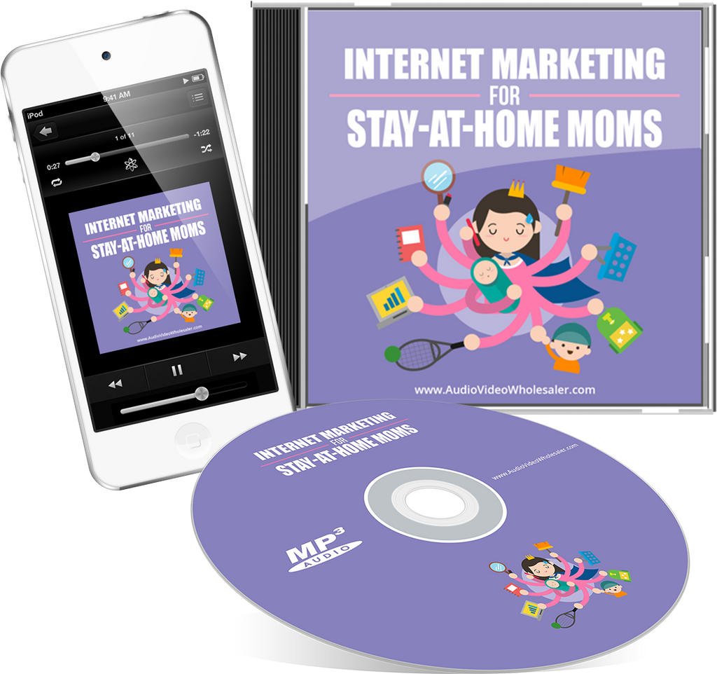 Internet Marketing for Stay-at-Home Moms Audio Book (Master Resell Rights License)