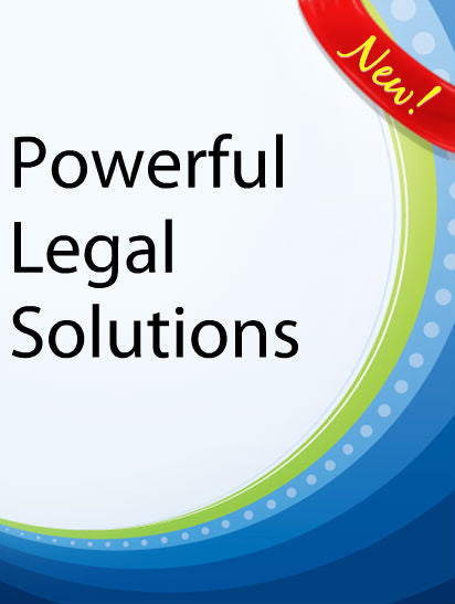 Powerful Legal Solutions  PLR Ebook