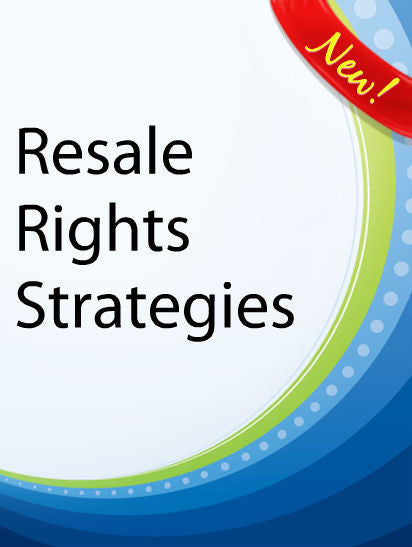 Resale Rights Strategies  PLR Ebook