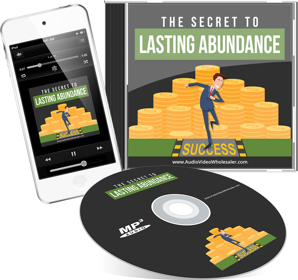 The Secret to Lasting Abundance Self Help Audio Book (Master Resell Rights License)